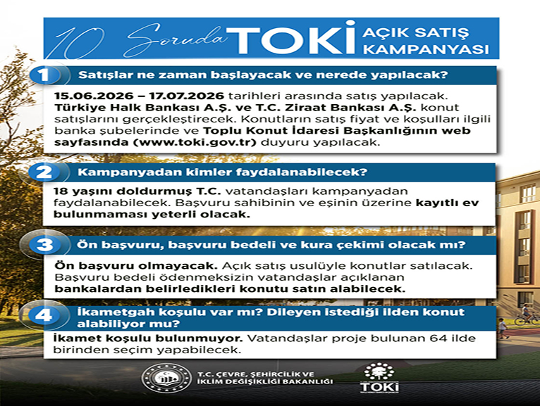10 SORUDA TOK� A�IK SATI� KAMPANYASI!